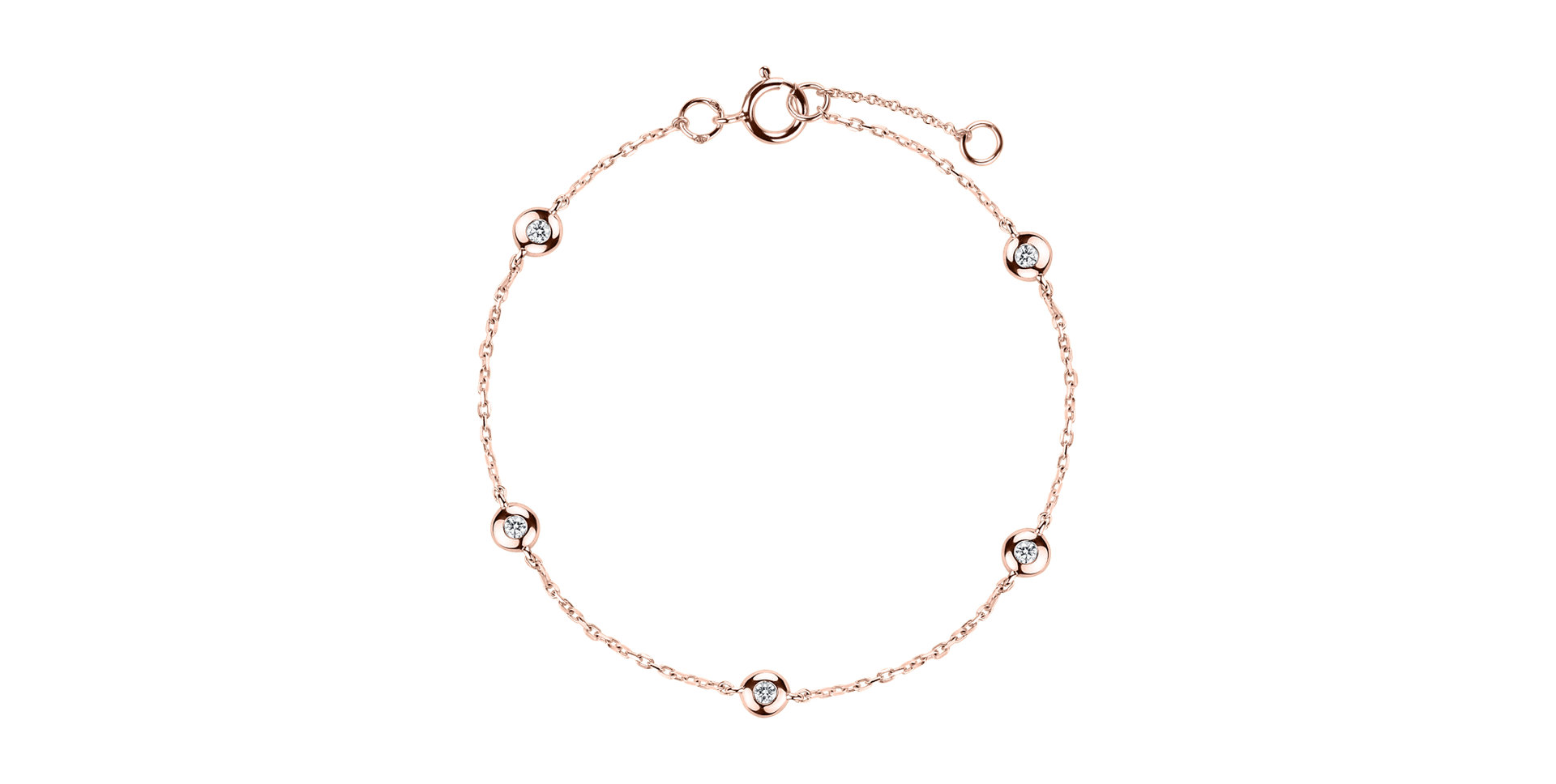 Náramek s diamanty Sparkling Dots