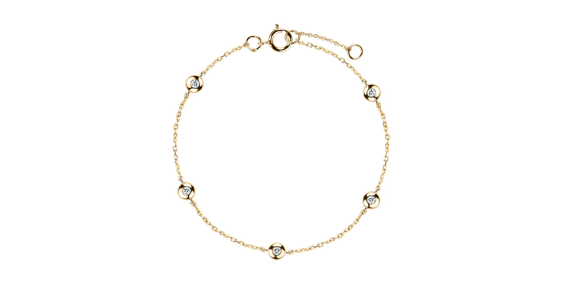 Náramek s diamanty Sparkling Dots