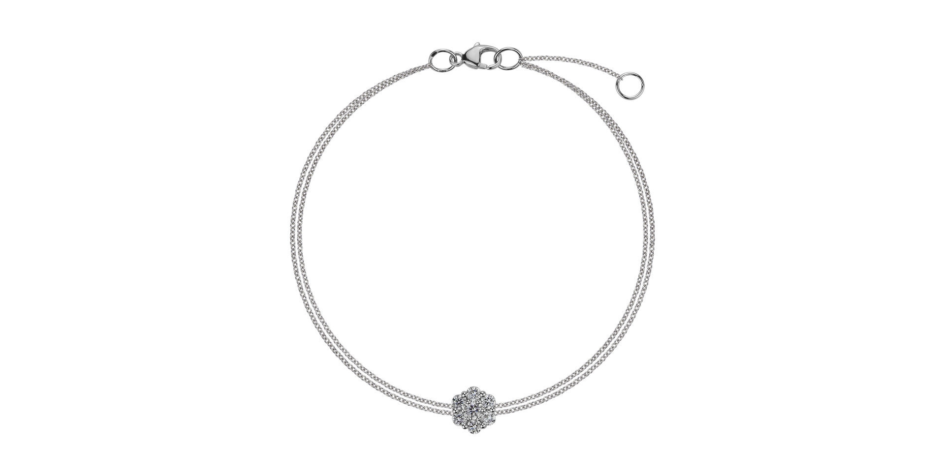 Náramek s diamanty Evening Sky