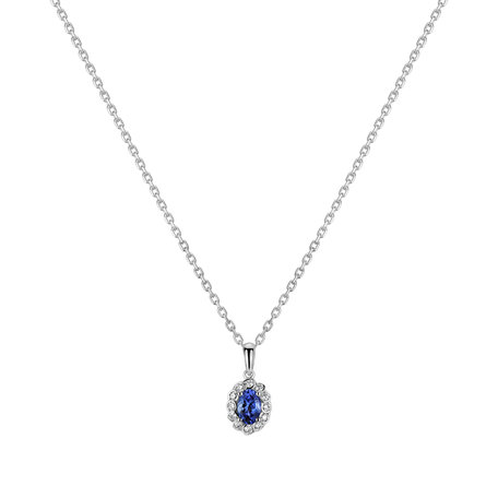 Přívěs s tanzanitem a diamanty Glamour Princess