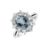 Prsten s akvamarínem a diamanty Sky Goddess4