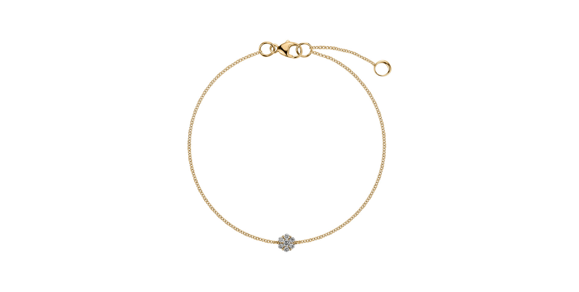 Náramek s diamanty Evening Sky