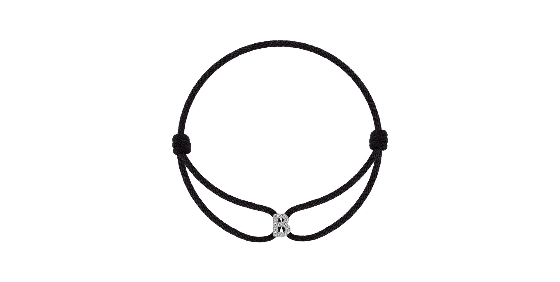 Náramek s diamanty Miracle Alphabet