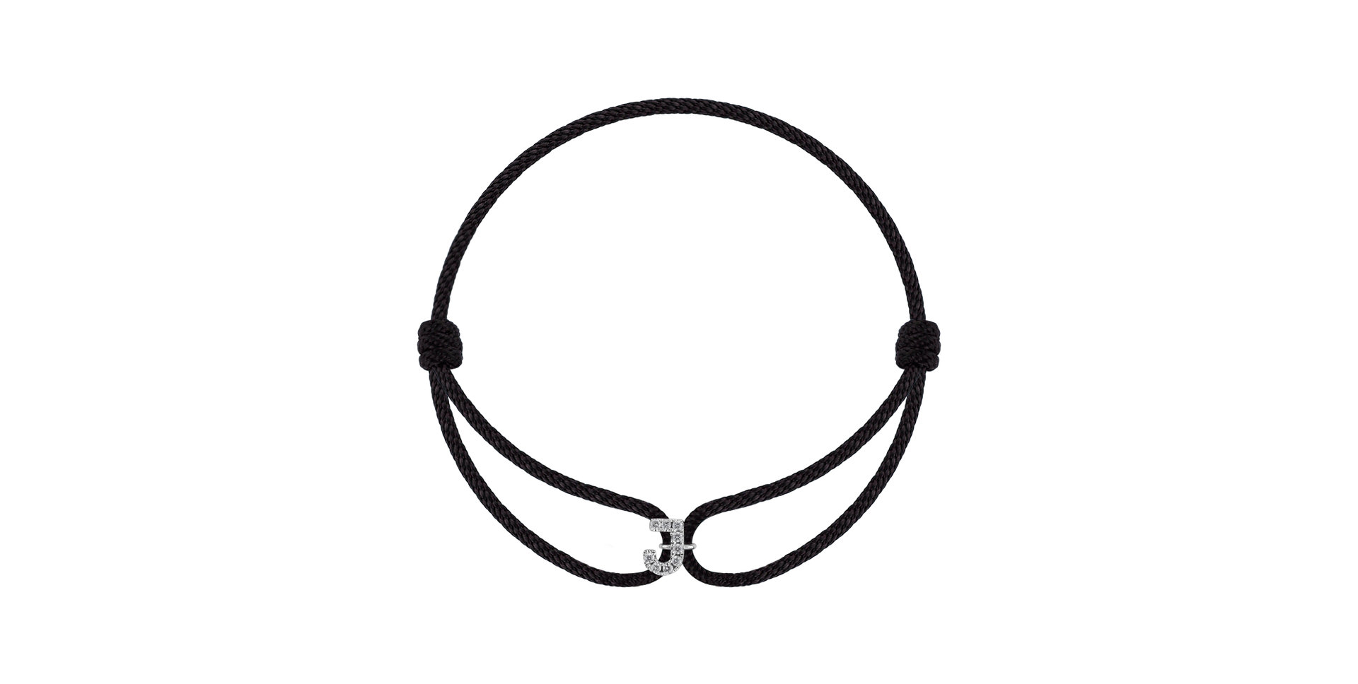 Náramek s diamanty Miracle Alphabet