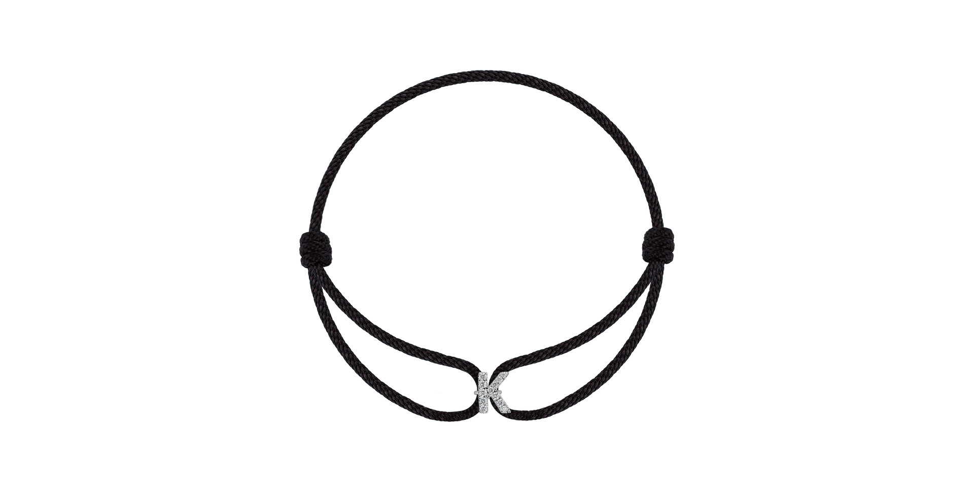 Náramek s diamanty Miracle Alphabet