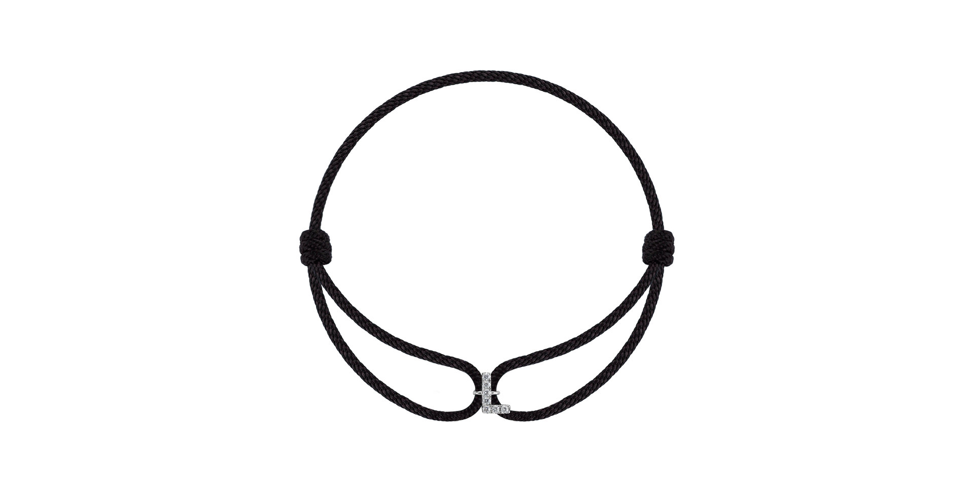 Náramek s diamanty Miracle Alphabet