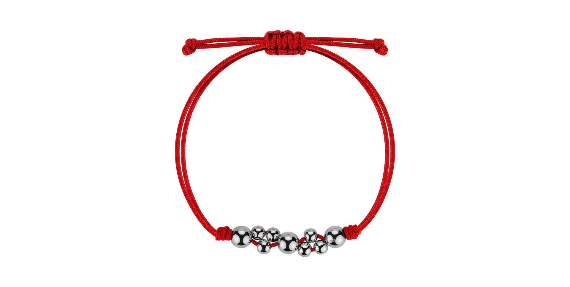 Náramek se šnůrkou Bubble Shamballa