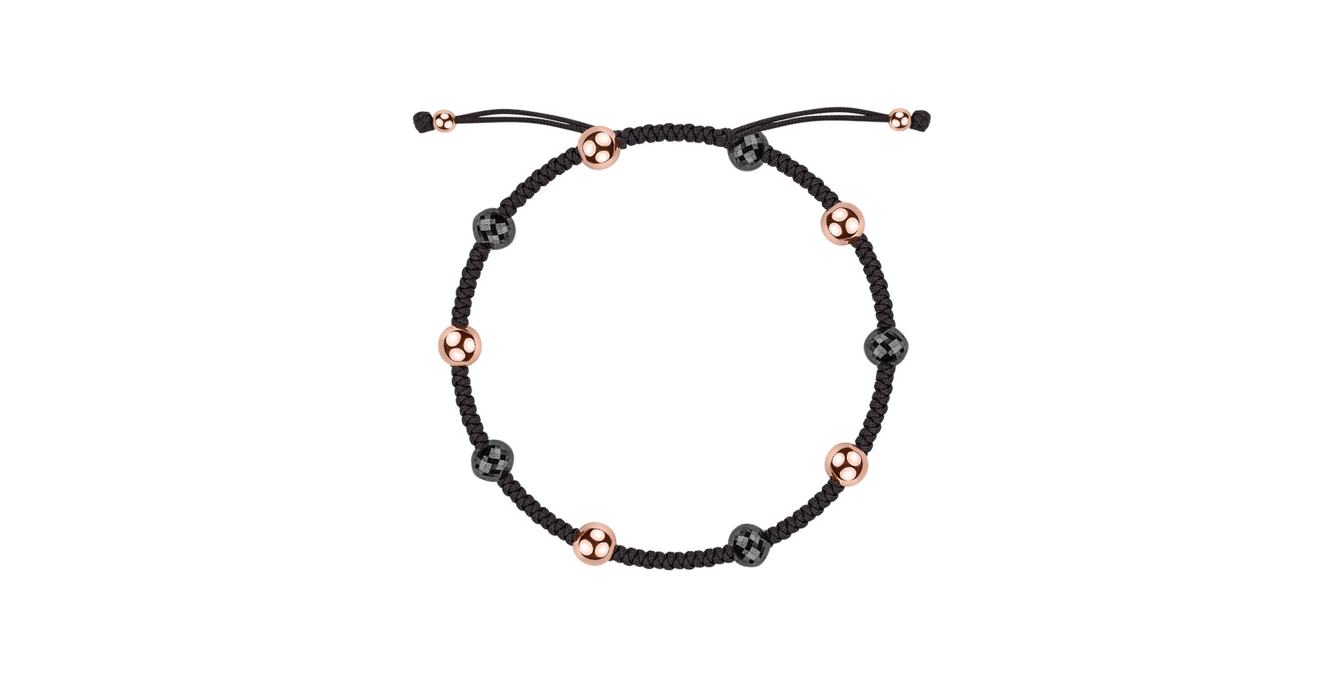 Náramek s černými diamanty Marvelous Magic