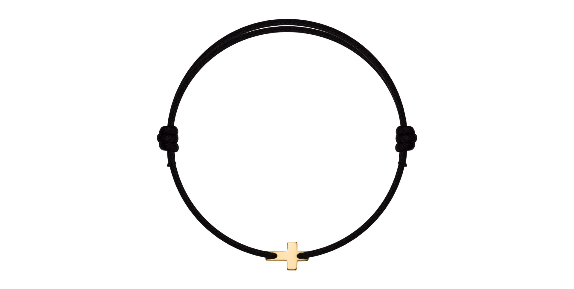 Náramek se šnůrkou Faith Cross