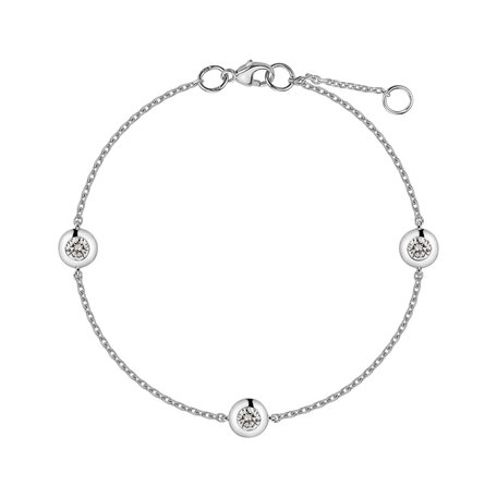 Náramek s diamanty Sparkling Dots