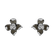 Náušnice s bílými a hnědými diamanty Luciana5