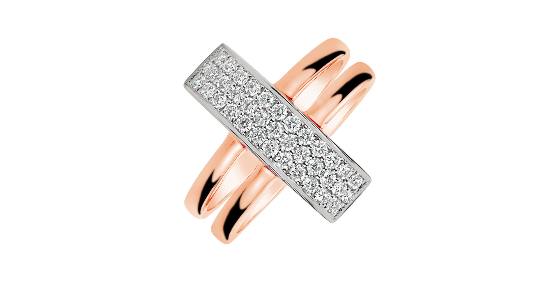 Prsten s diamanty Sky Line