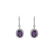 Náušnice s ametystem diamanty Penny5