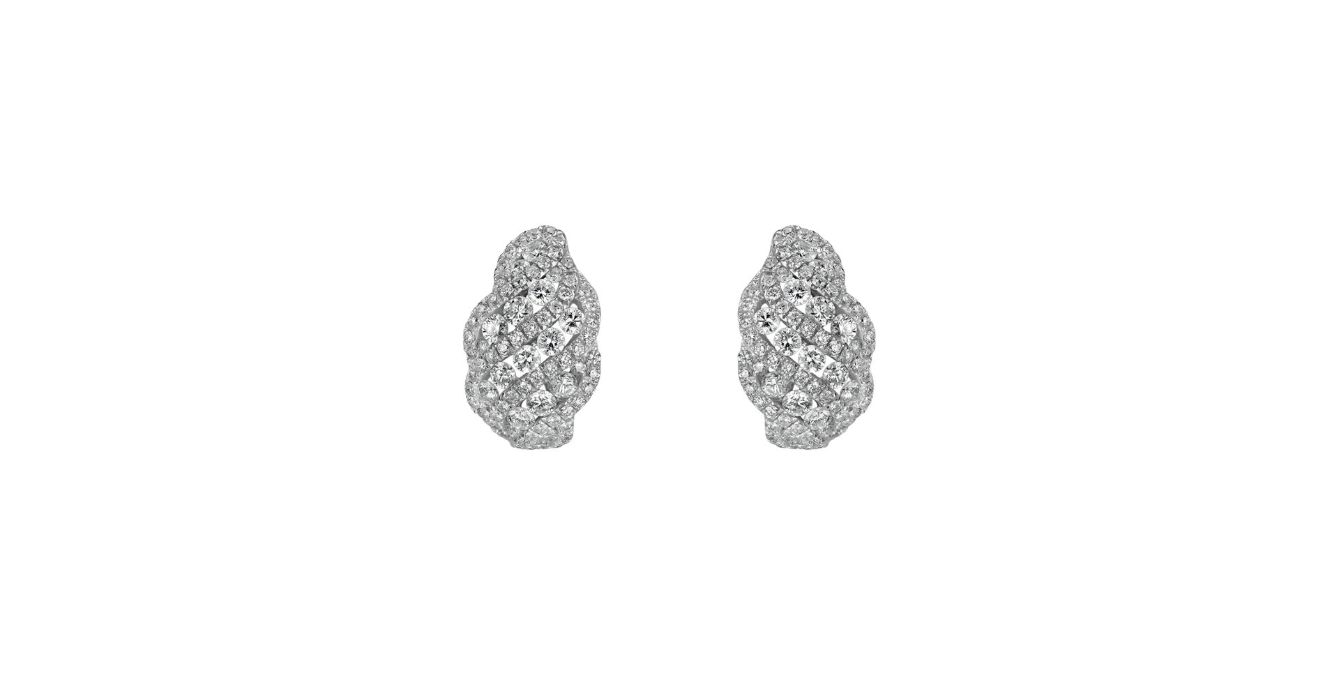 Náušnice s diamanty Shiva