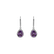 Náušnice s ametystem diamanty Thorns of Despair5