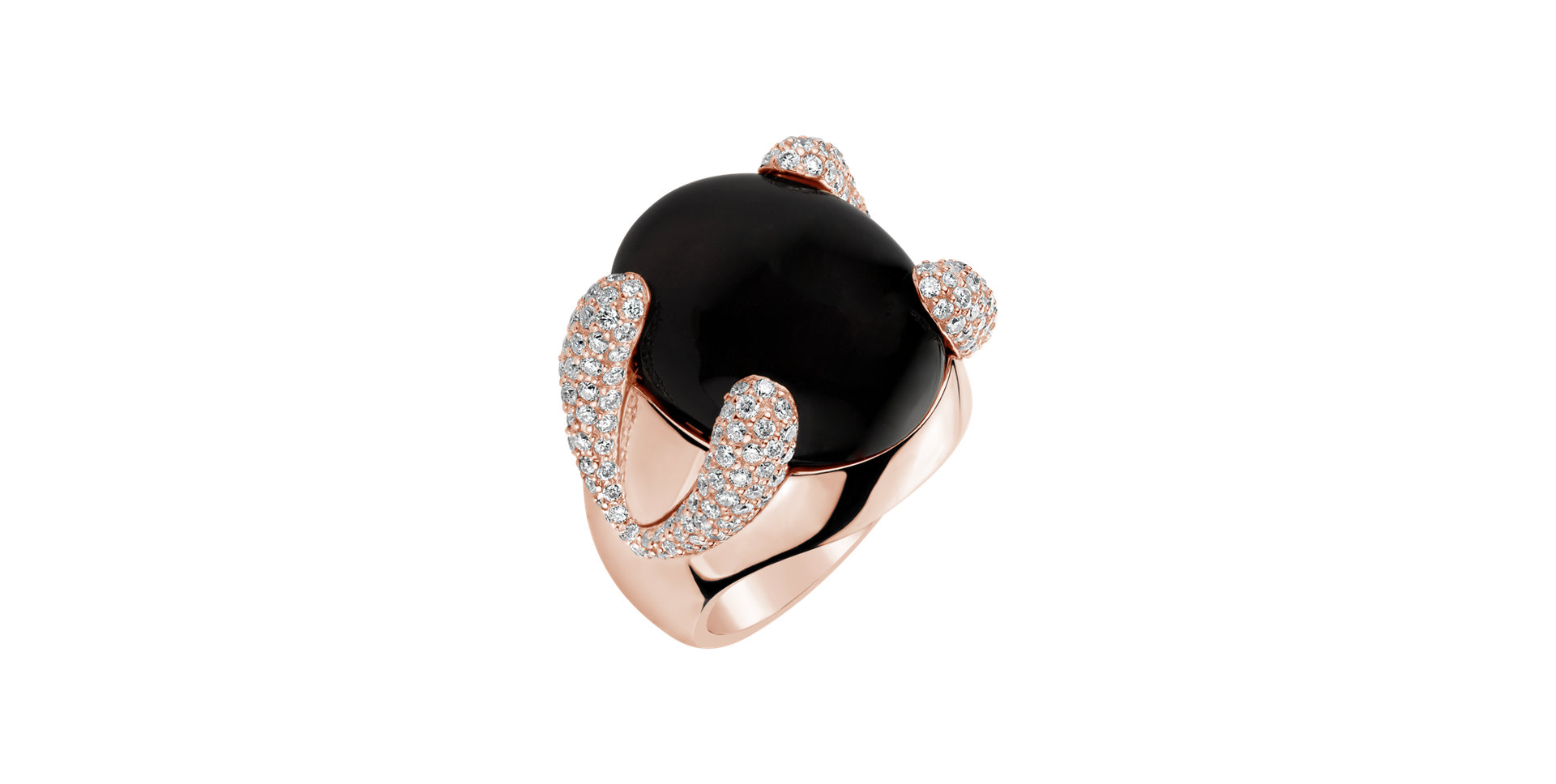 Prsten s quartzem diamanty Edmond