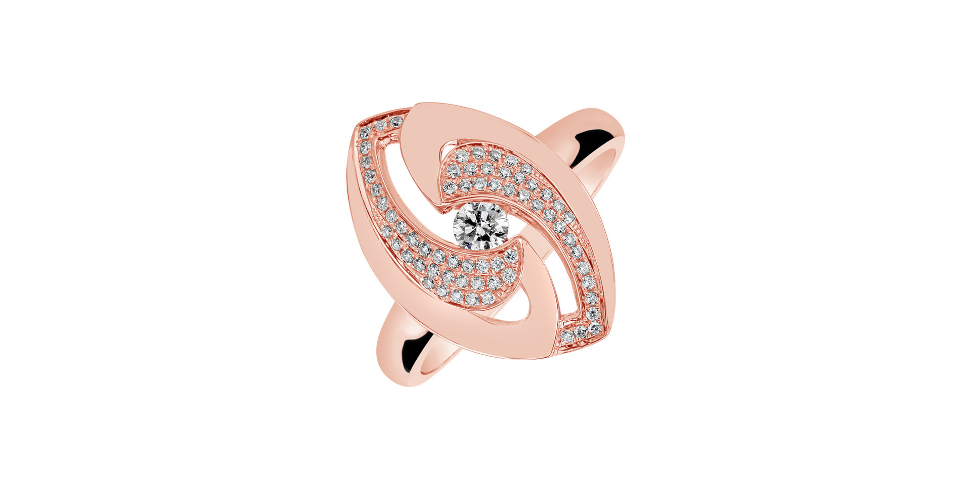 Prsten s diamanty Ewen