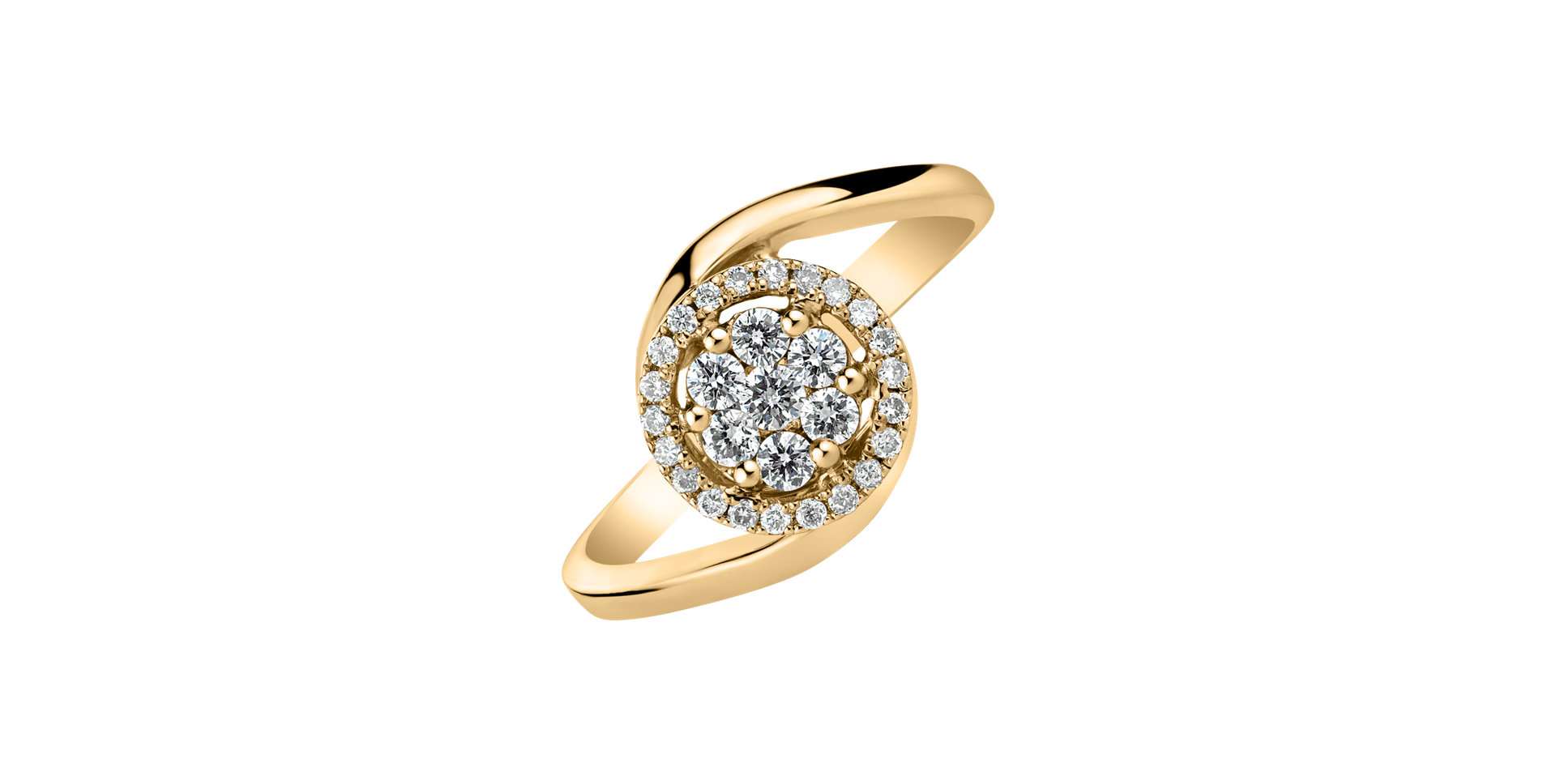 Prsten s diamanty Blissful Love