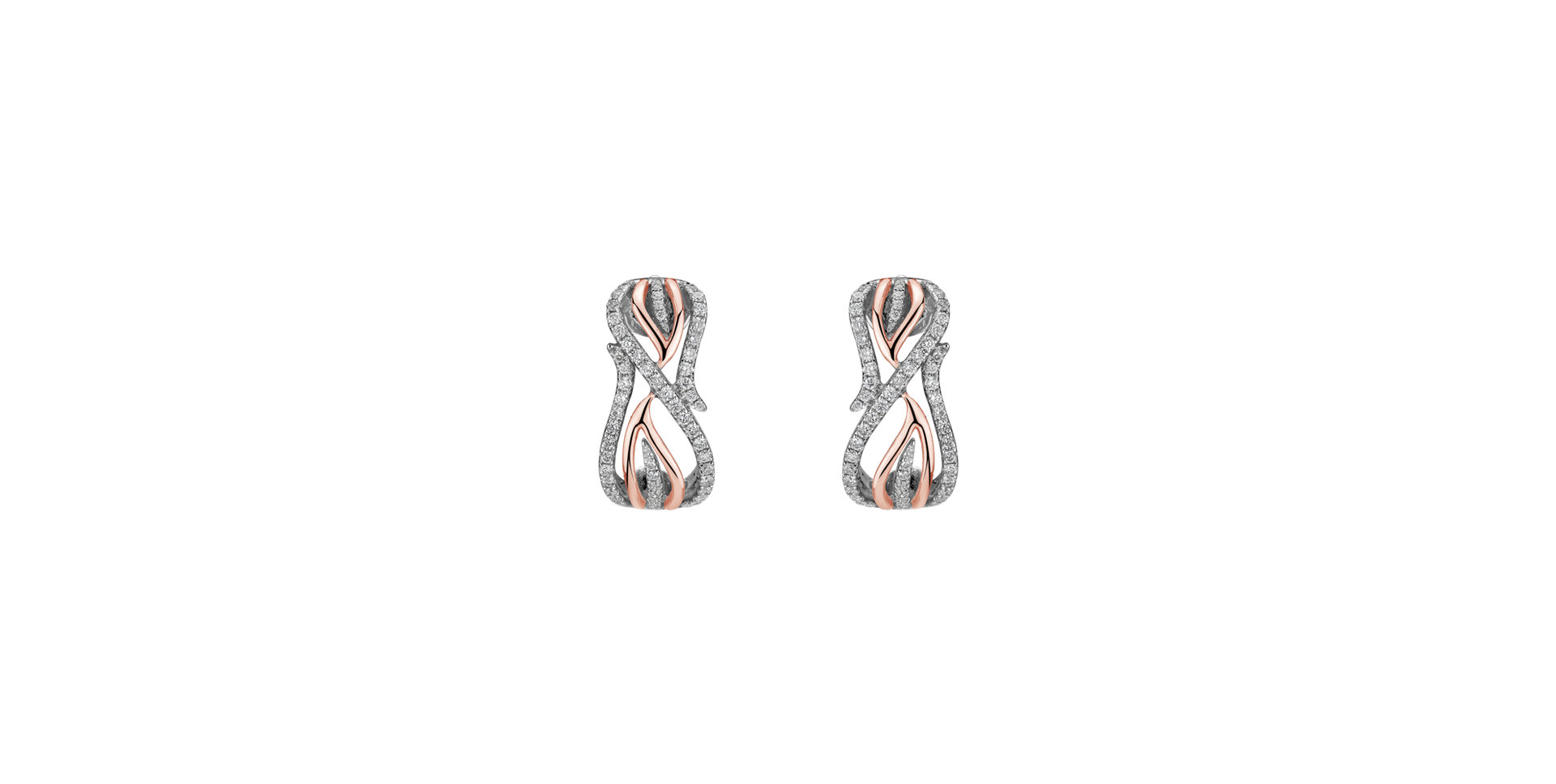 Náušnice s diamanty Conall