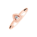 Prsten s diamantem Triangle of Life4