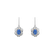 Náušnice s tanzanitem a diamanty Touch of Magic5