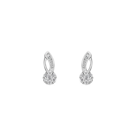 Náušnice s diamanty Diamond Chords