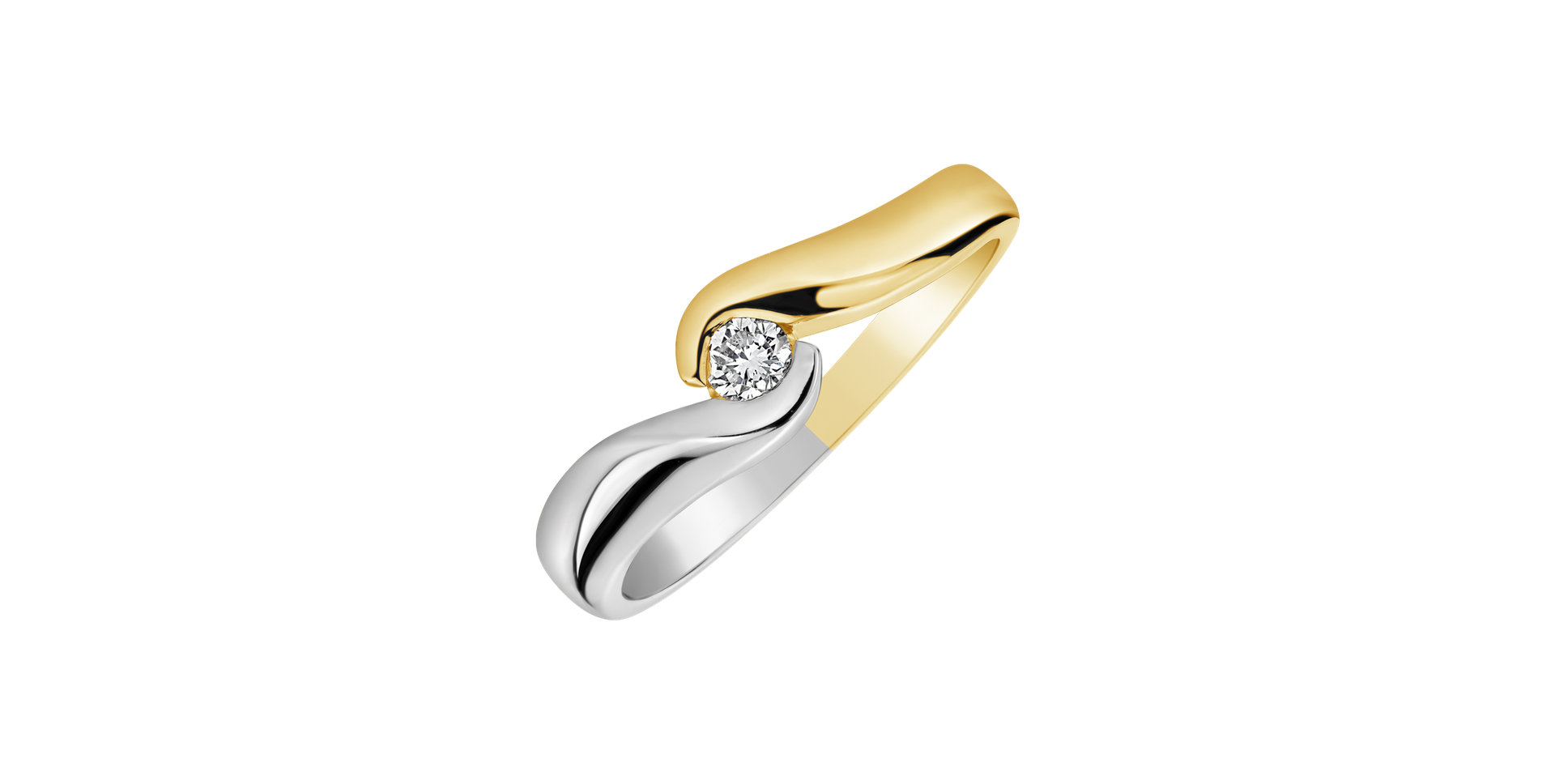 Prsten s diamantem Pétronille