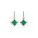 Náušnice s diamanty a smaragdy Dazzling Mesh5