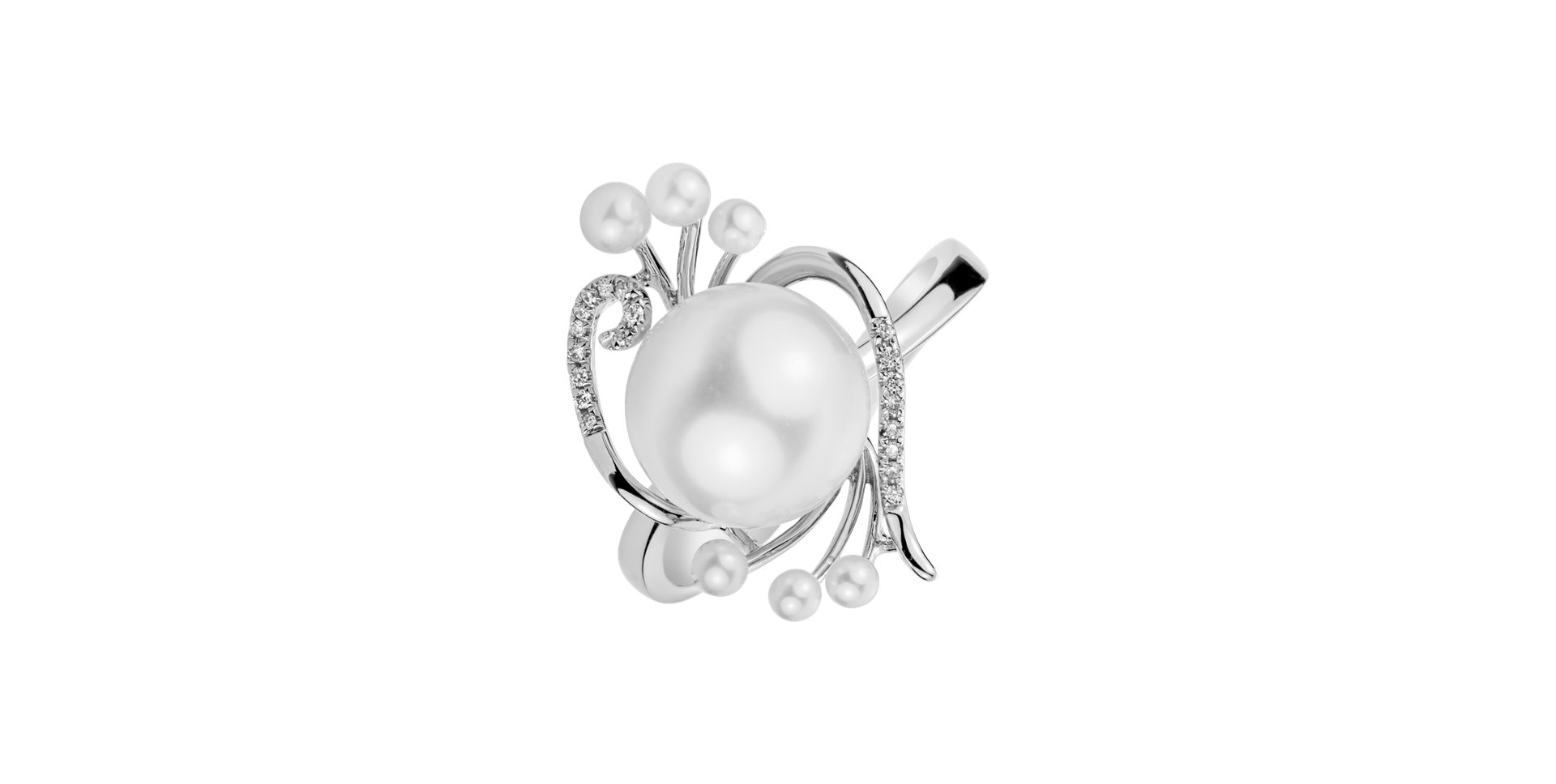 Prsten s perlami a diamanty Ocean Luxury