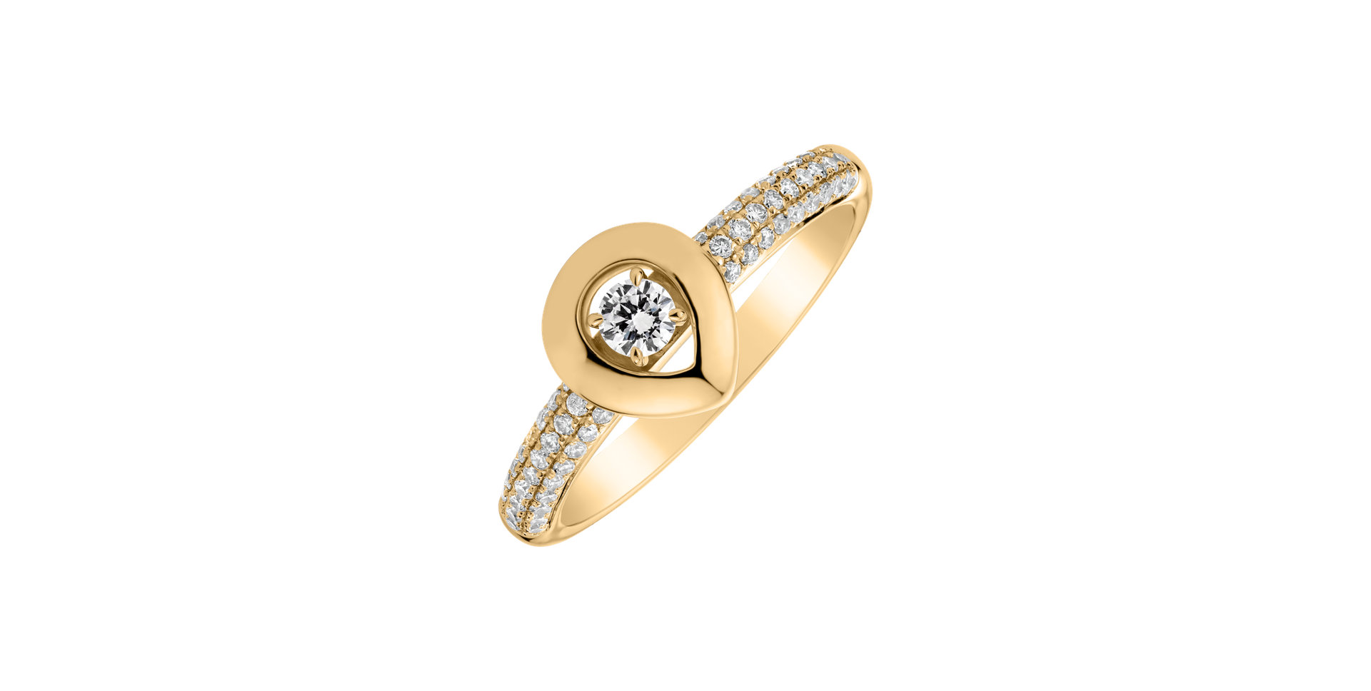 Prsten s diamanty Orion Tear