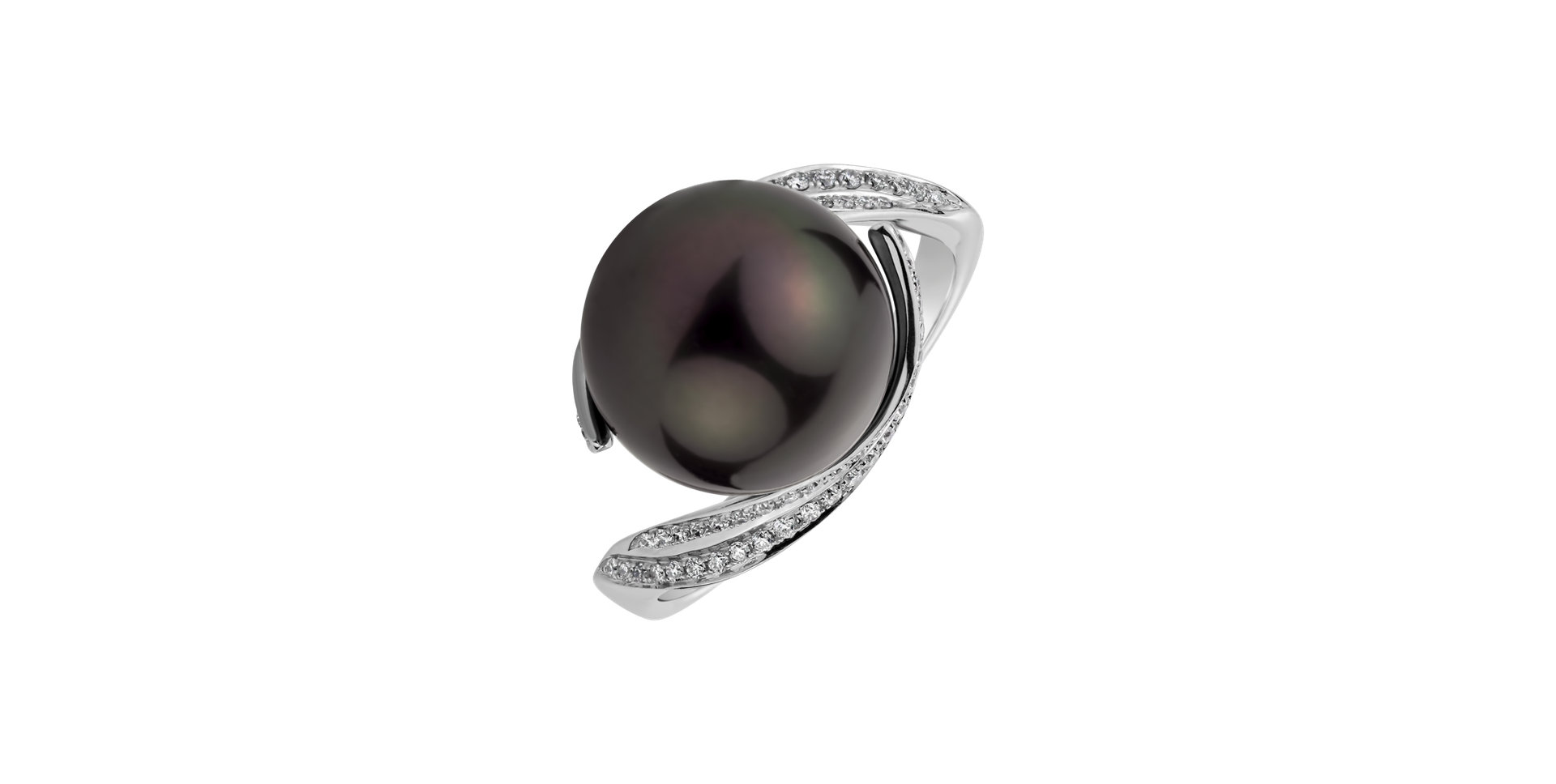Prsten s perlou a diamanty Pearl Fantastic