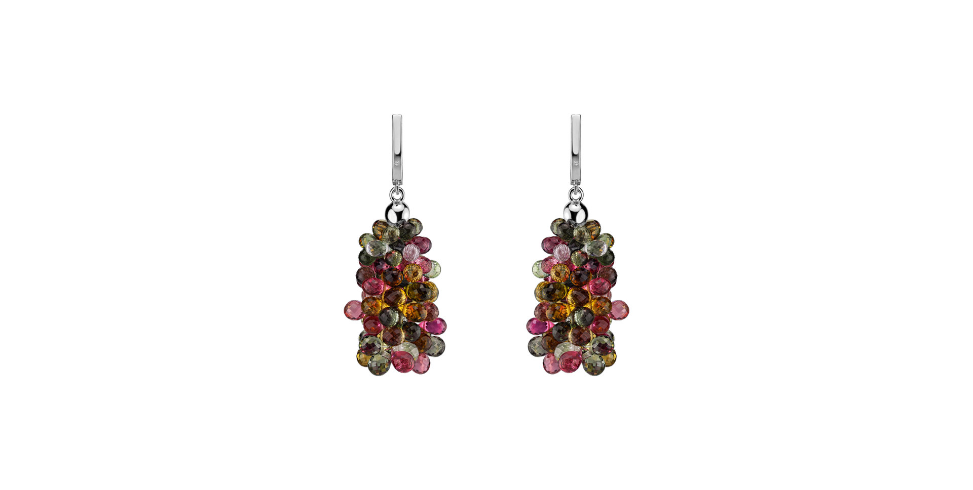 Náušnice s diamantem a turmalíny Bolkonskaya