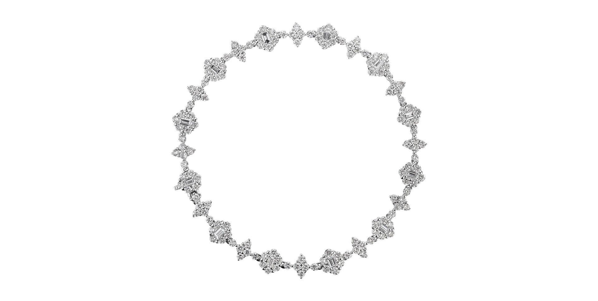 Náramek s diamanty Danse Macabre