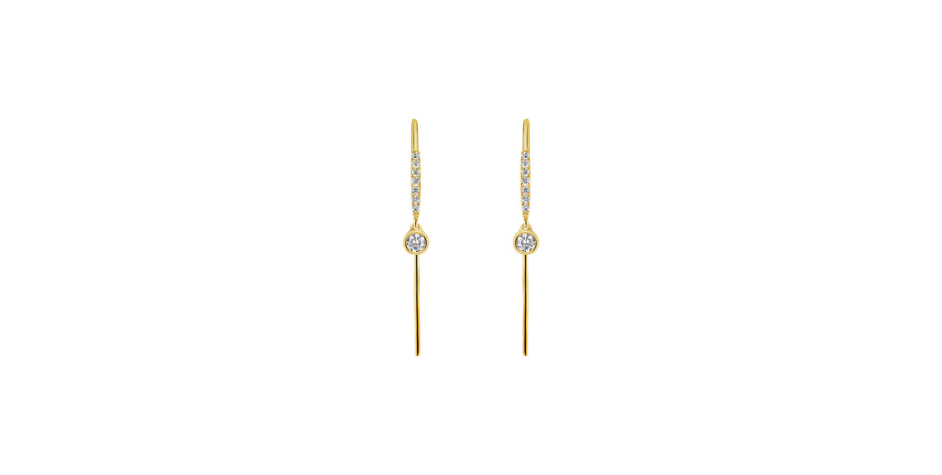 Náušnice s diamanty Akilah