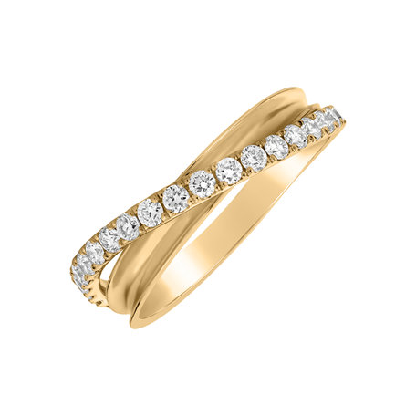 Prsten s diamanty Ribbon Passion