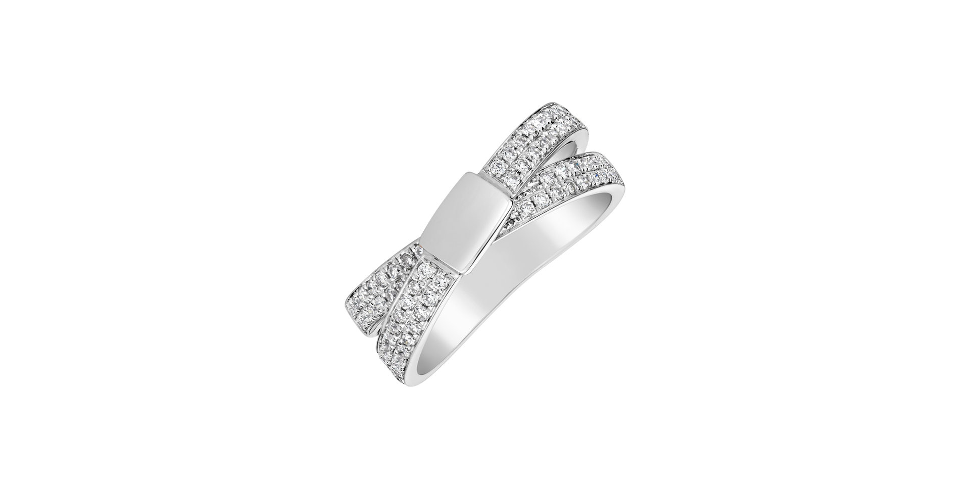 Prsten s diamanty Amazing Ribbon
