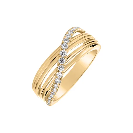 Prsten s diamanty Orion Ribbon