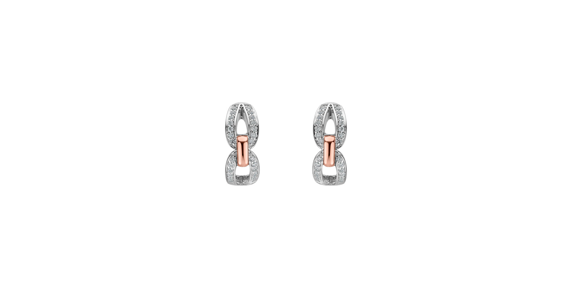 Náušnice s diamanty Moonlight Pleasure