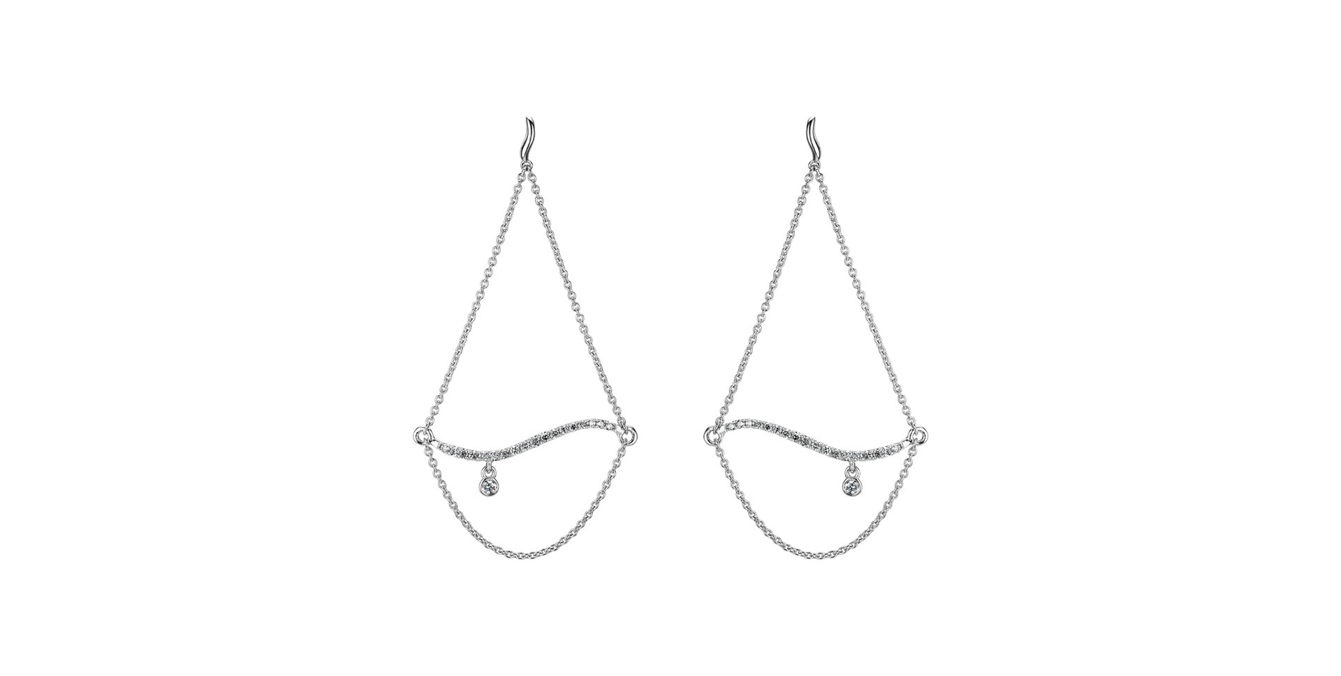 Náušnice s diamanty Dazzling Allure