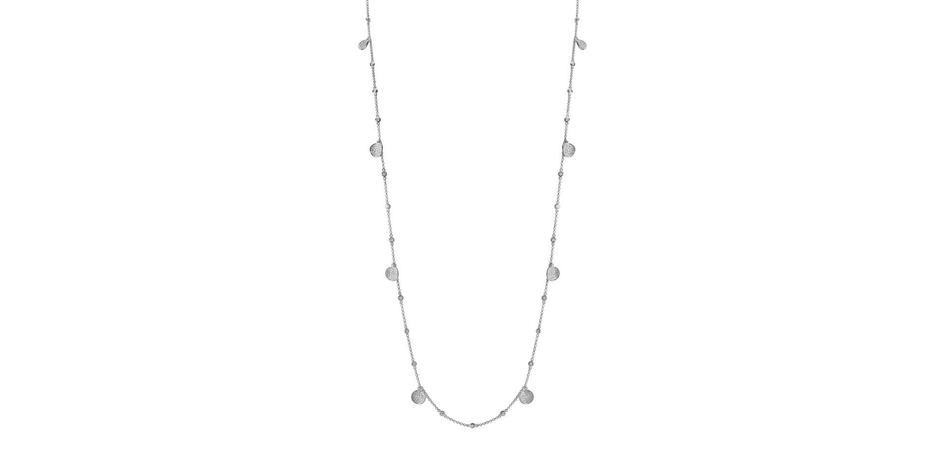 Náhrdelník s diamanty Charming Silence