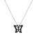 Přívěs s černými diamanty Butterfly Gem4