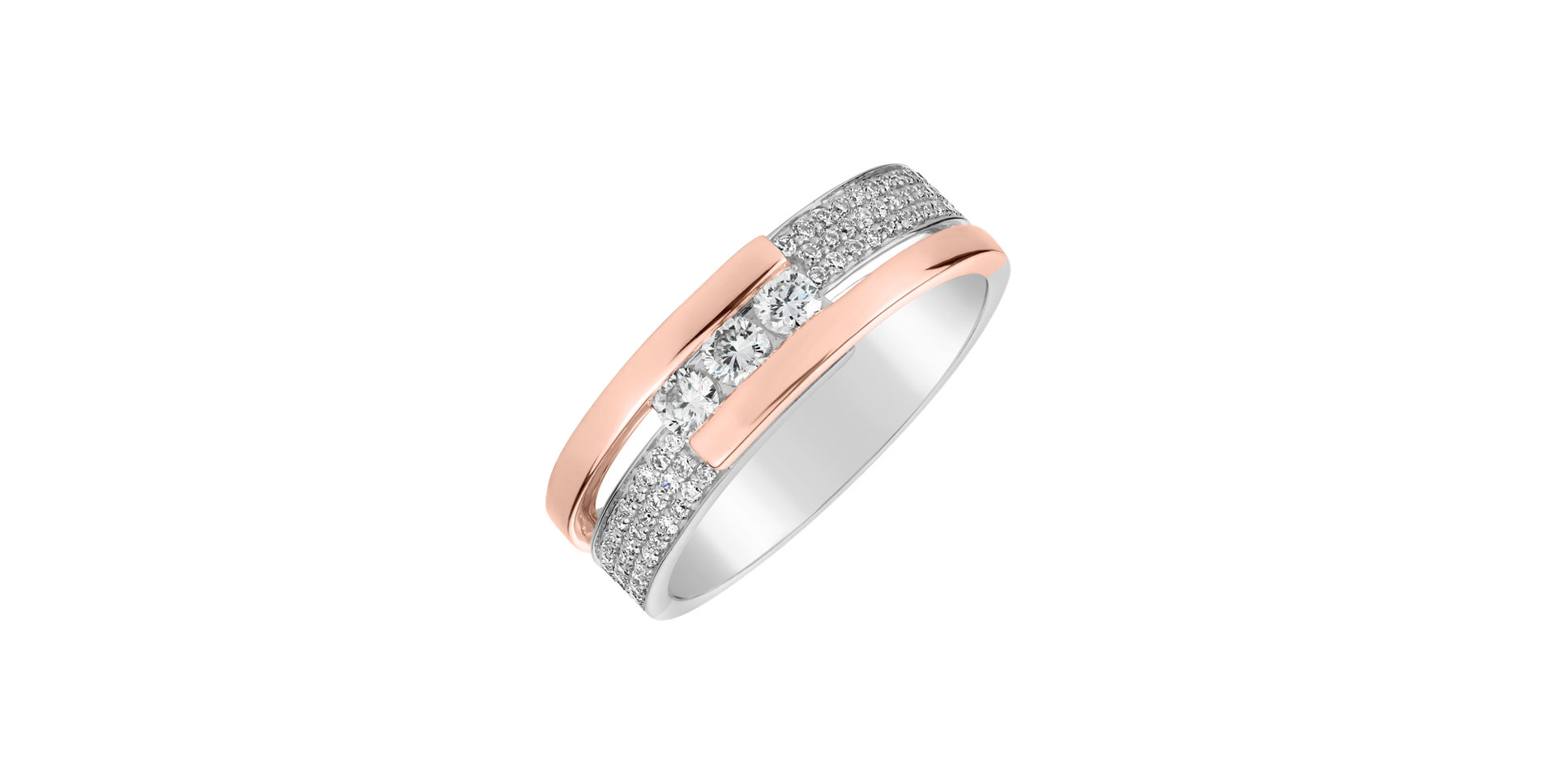 Prsten s diamanty Diamond Message