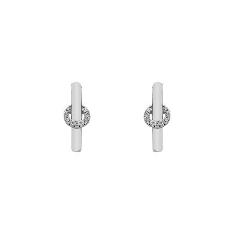 Náušnice s diamanty Moonlight Streamer