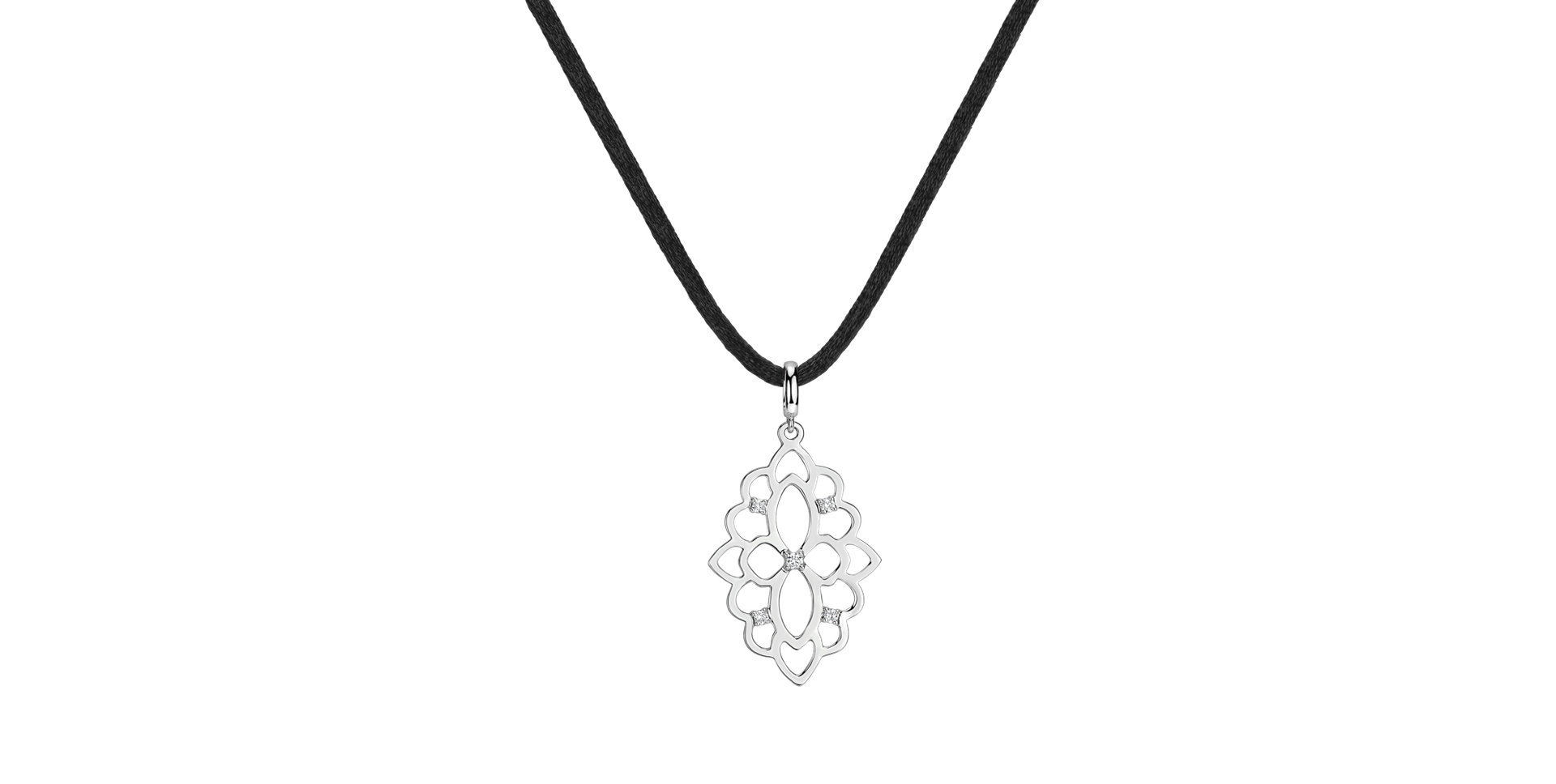 Náhrdelník s diamanty Folk Heritage