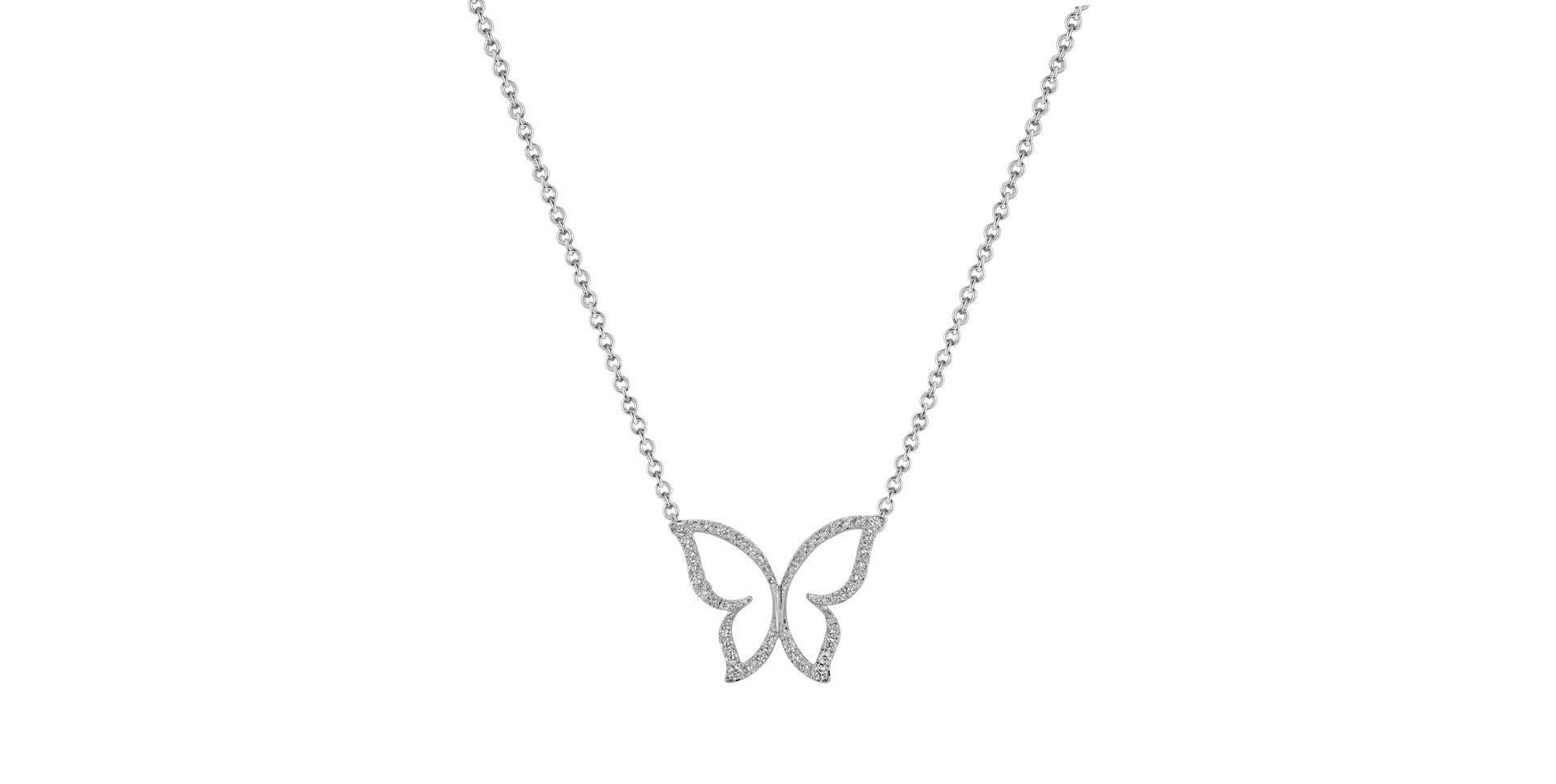 Náhrdelník s diamanty Wings of Devotion