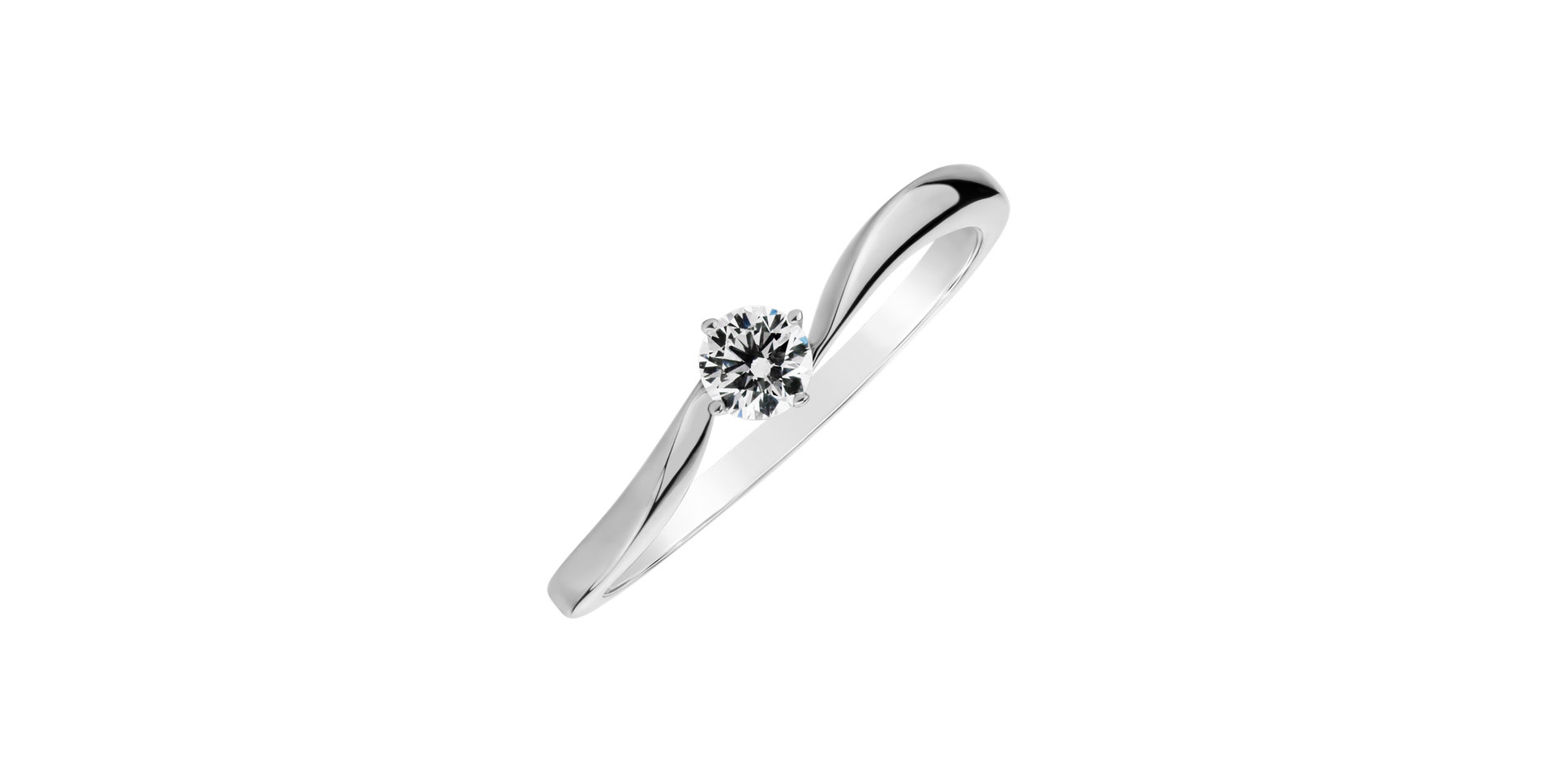 Prsten s diamantem Love Rhytm