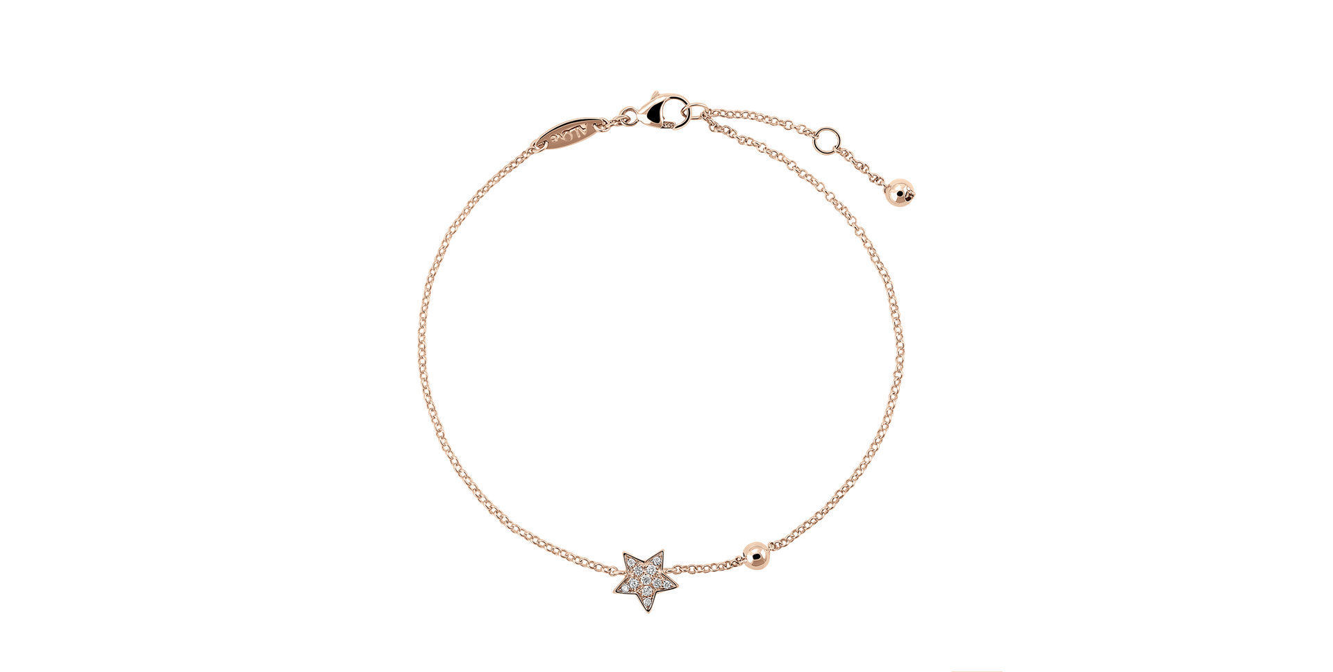 Náramek s diamanty Heaven Message