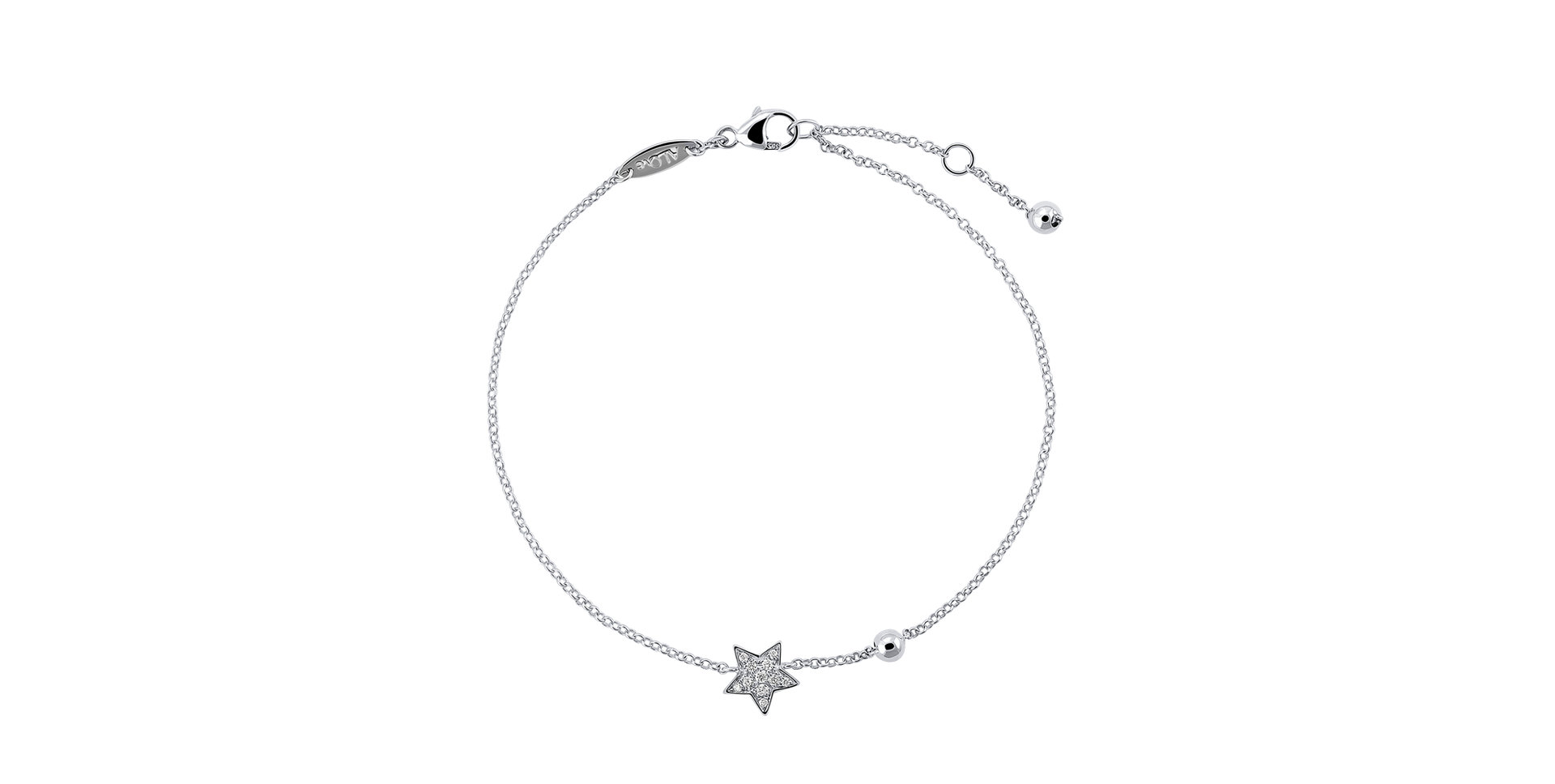 Náramek s diamanty Heaven Message