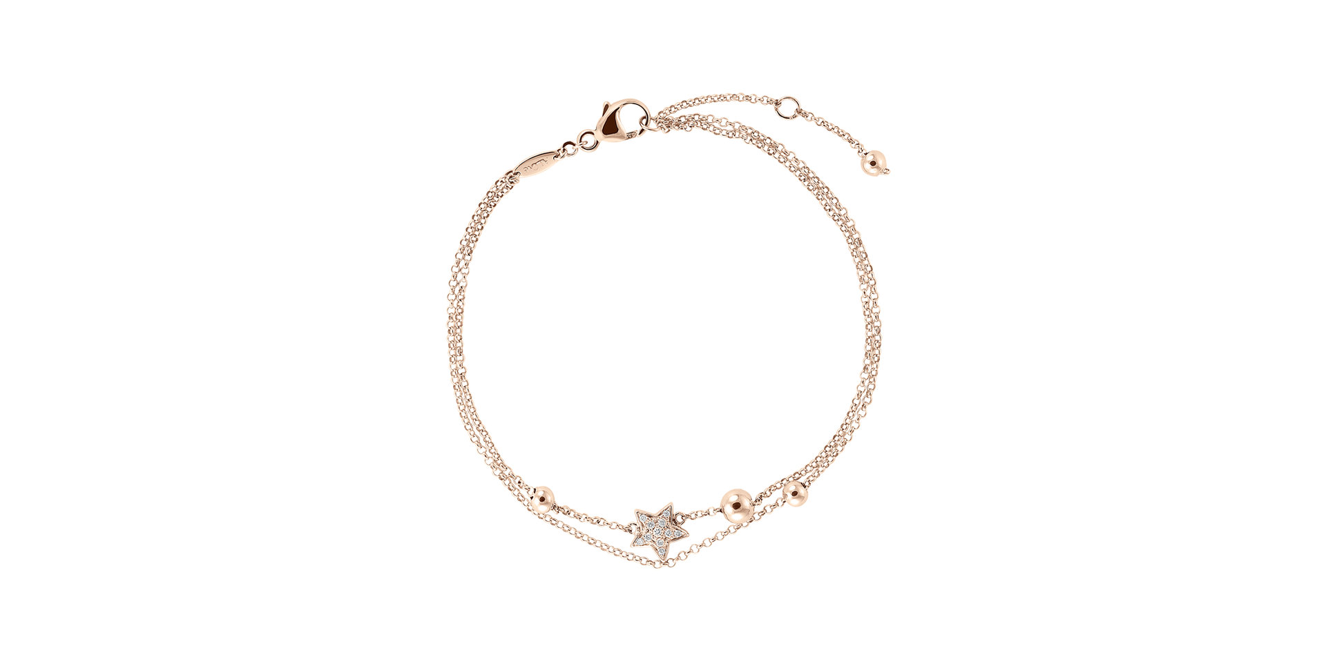 Náramek s diamanty Starshine Message