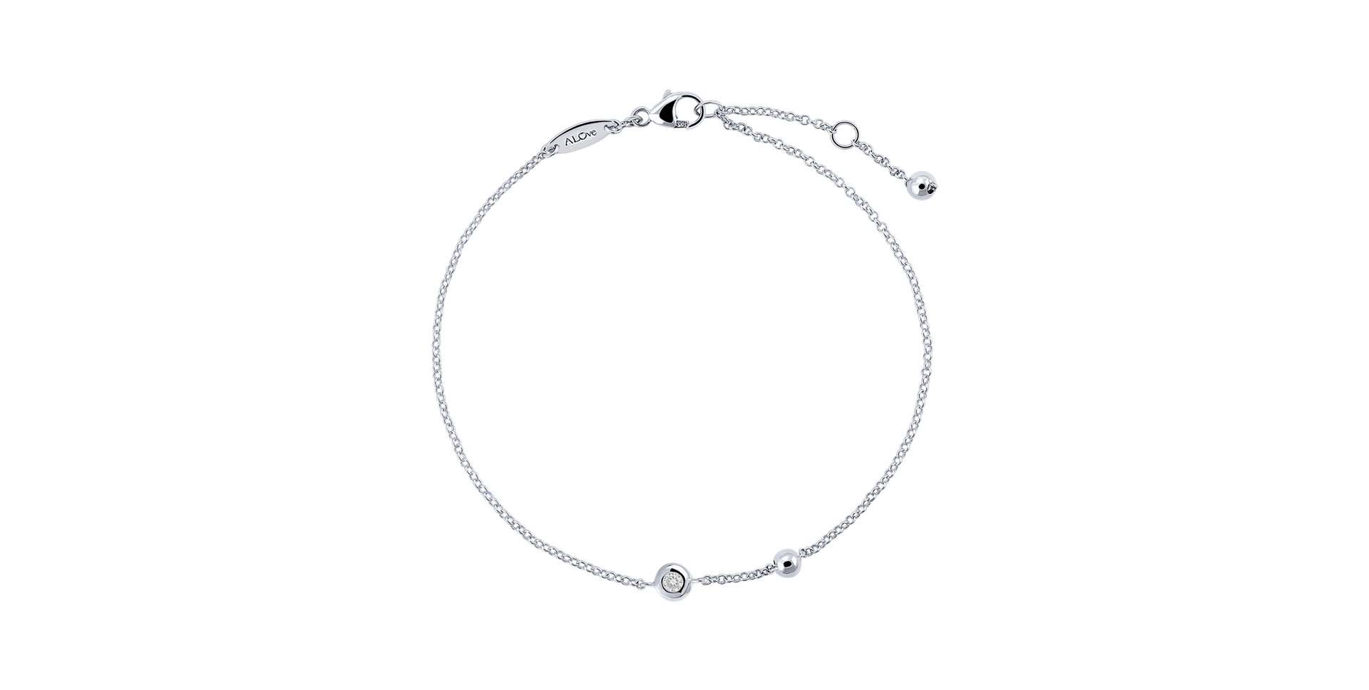 Náramek s diamantem Sky Message